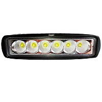 Фара-LED Прямоугольник 18W (3W*6) 10-30V 160*46*57mm дальний свет 188647