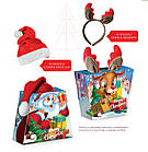 Цукерки Шоколадні Праліне Новорічна Коробка + шапка Миколи Baron 100 г Польща, фото 5