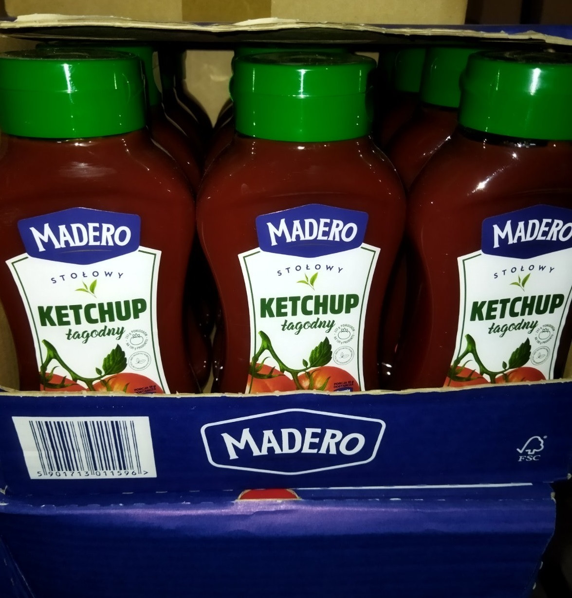 Кетчуп Нежный Столовый Мадеро Madero Stolowy Ketchup Lagodny 560 мл Польша - фото 2 - id-p1713892900