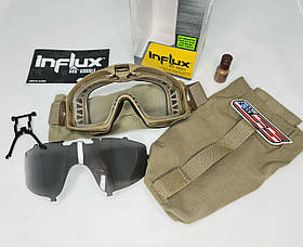 Маска ESS Influx AVS Goggle 1L/2L (Маски 1 шт + лінзи 2 шт), Колір: Terrain Tan, EE7018-10