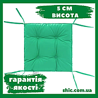 Подушка на стілець м'ятна 40х40 см борт 5. Подушки на стільці. Подушки на табурет. Чохол на стілець. Чохли на стілець.
