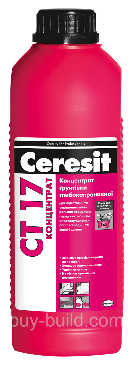 Ґрунтовка Ceresit CT 17 концентрат 1 л