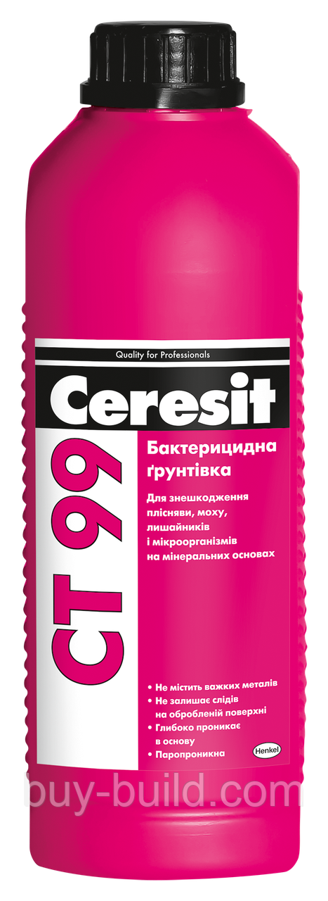 Грунтовка антимікробна Ceresit CT 99 1л (концентрат)