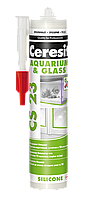 Герметик для скла й акваріумів Ceresit CS 23 Glass (прозорий) 280мл