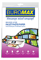 Фотобумага глянцевая А4 180г/м2 100л. BuroMax 2220-4100