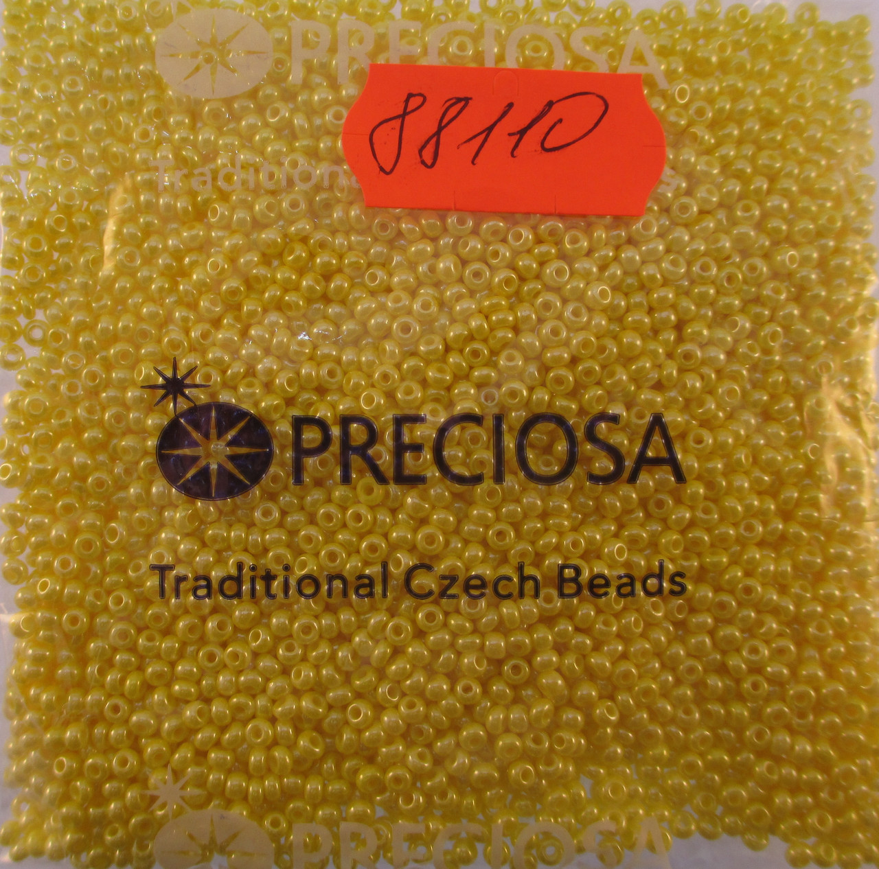 Бісер 10/0, колір — яскраве сонце No 88110 (пач.50 грамів)