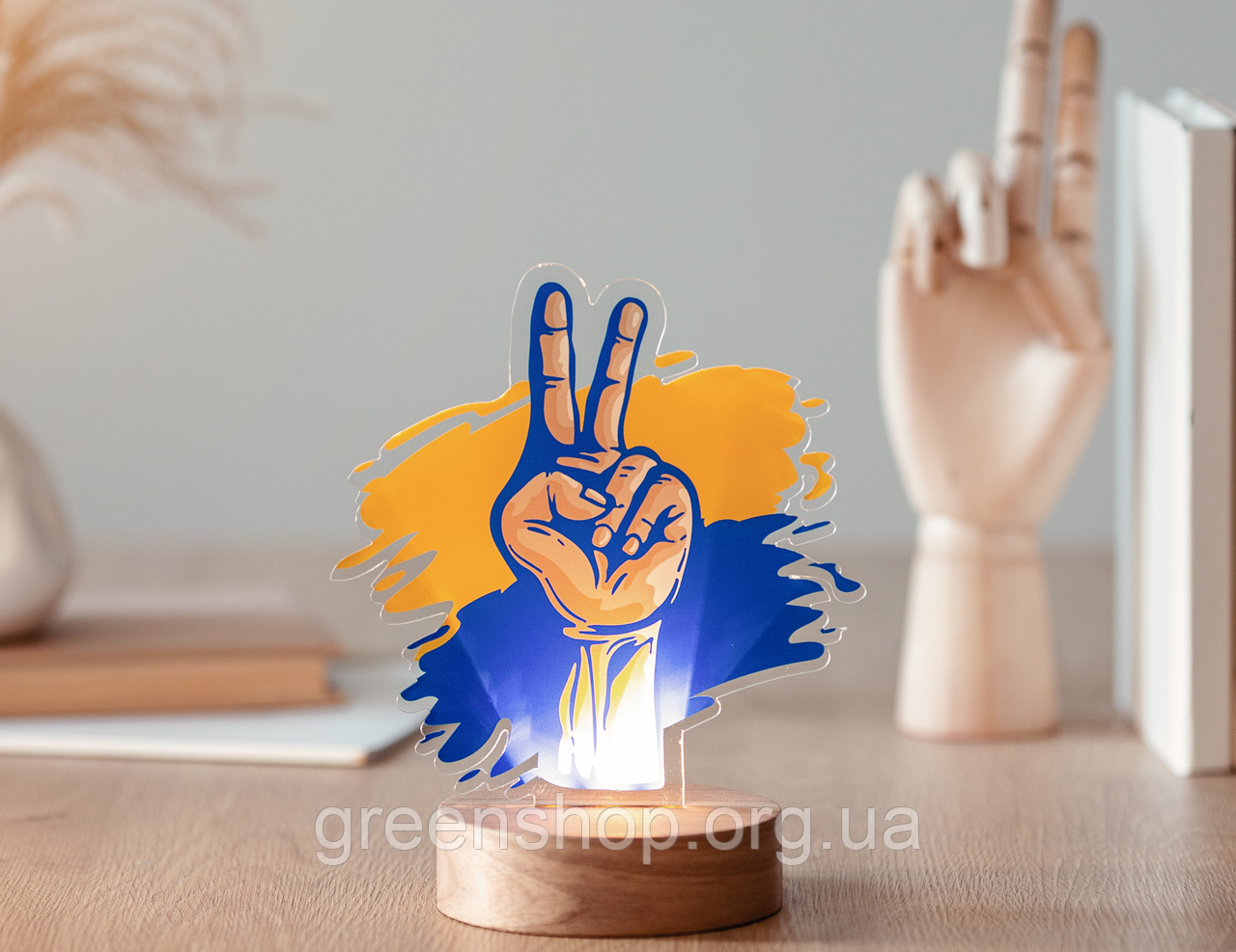 Світильник нічник на акумуляторі Все буде Україна