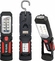 Ліхтарик Світлодіодний YATO SMD LED + POWER LED (280 Lm) Батарейка (3 х АА) 08513