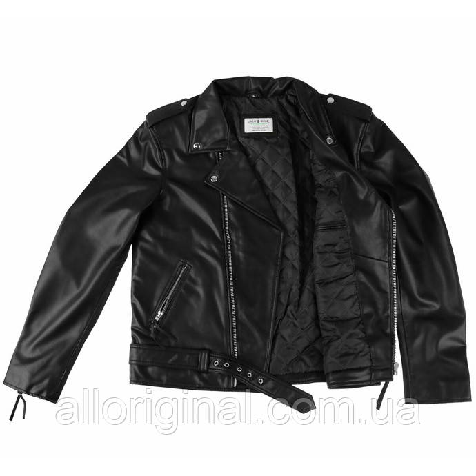Чоловіча куртка NEW ROCK - MBF Black VEGAN