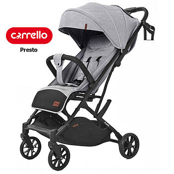 Дитяча коляска прогулянкова CARRELLO Presto CRL-9002 сірий + дощовик (CRL-9002 Harbor Grey)