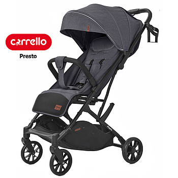 Дитяча коляска прогулянкова CARRELLO Presto CRL-9002 темно-сірий + дощовик (CRL-9002 Oil Grey)