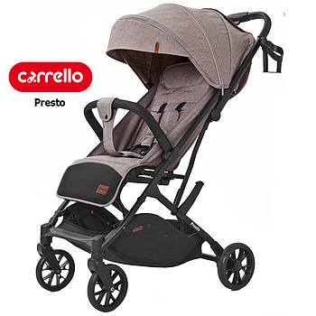 Дитяча коляска прогулянкова CARRELLO Presto CRL-9002 бежевий + дощовик (CRL-9002 Powder Beige)