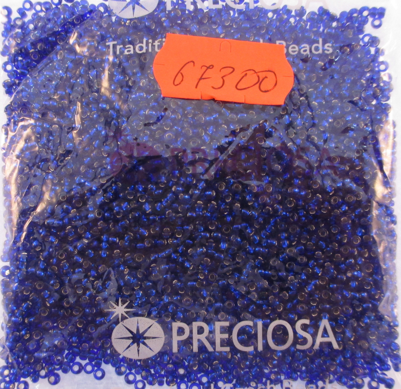 Бісер 10/0, колір — синій ірис, No67300 (пач.50 грамів)