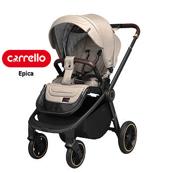 Дитяча коляска прогулянкова CARRELLO Epica CRL-8509 Almond Beige Бежева