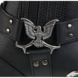 AllOriginal com ua Шкіряні чопери GRINDERS Mid Eagle чорні ковбойські чоппери choppers ковбойки шкіра англійський виробник NEW, фото 7