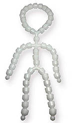 Каркас для іграшок гнучкий Скелет для ляльок та ведмедиків розмір 20 см