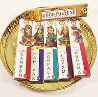 Волшебный подарок - подарочный набор благовоний Good Fortune на золотом подносе