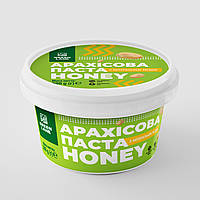 Арахисовая паста с мёдом 500 г., натуральная, без добавленного сахара, без консервантов и примесей HONEY
