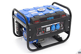 Генератор HBM 2200 Вт, 230 В з бензиновим двигуном