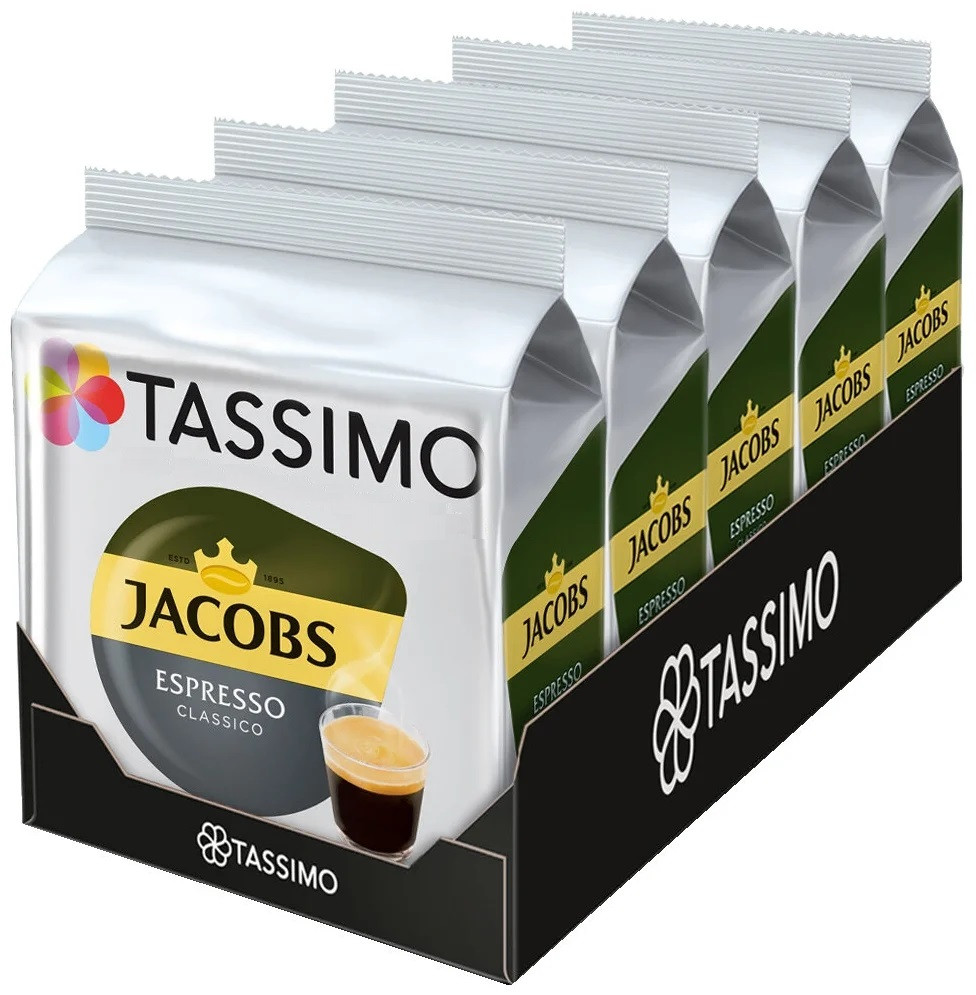 АКЦІЯ! Кава в капсулах Tassimo Espresso - Тассімо Еспресо 5 упаковок