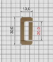 Однощелевая перетяжка A.FP-2208 20мм кайот