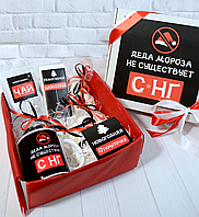 Подарунковий бокс "Діда Мороза не існує". Подарунок на Новий Рік, Новорічний бокс