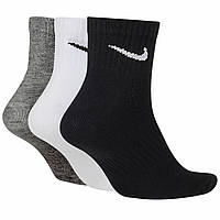 Носки Nike Everyday Ltwt Ankle 3-pack black/gray/white — SX7677-964 34-38