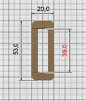 Однощілинна перетяжка A.FP-2208, 39 мм, камуфляж