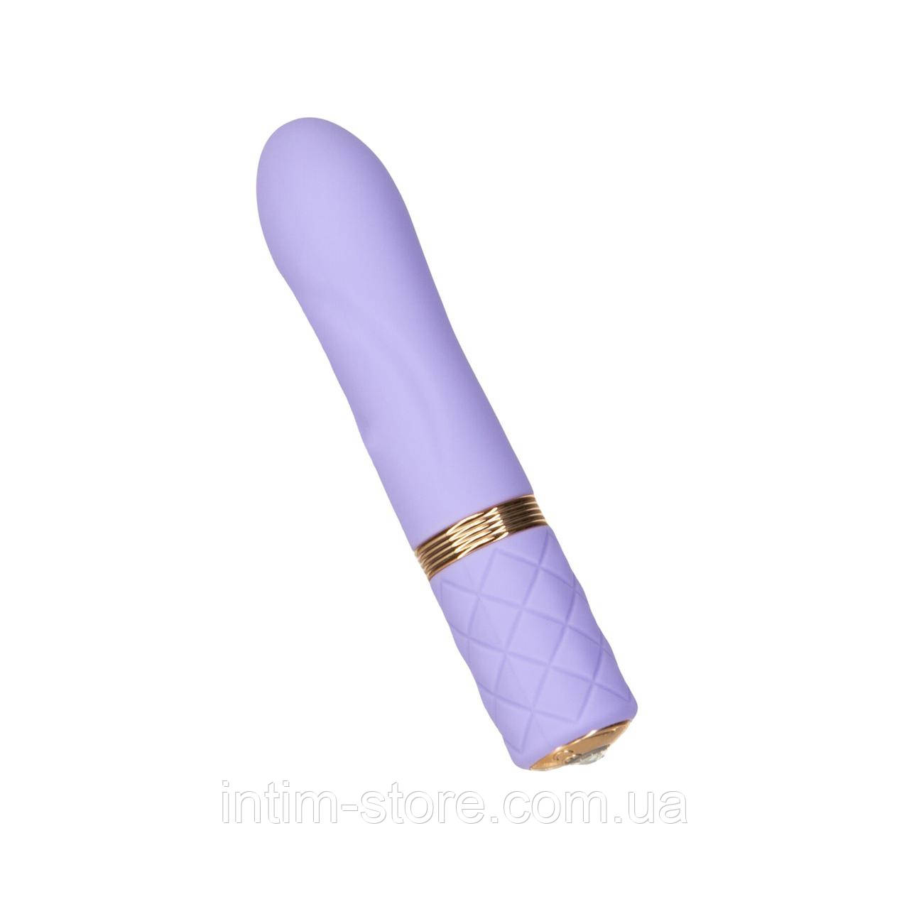 Розкішний вібратор Pillow Talk Flirty Purple Special Edition, Сваровскі, пов’язка на очі+гра SO6854, фото 1