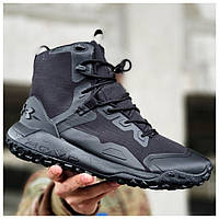 Чоловічі єврозимові черевики Under Armour Hovr Dawn WP Boots, чорні кросівки андер армор ховр