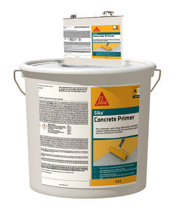 Грунтовка для гідроізоляції дахів Sikalastic Concrete Primer (A+B) - 4,5л, фото 1