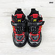 Зимові черевики для хлопчика на хутрі чорні з червоним Міфер, фото 6