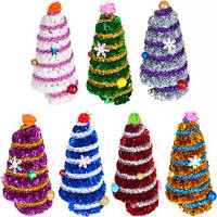 Від 7 шт. Елочка конусная с украшениями 7*16 см  купити дешево оптом в інтернет-магазині