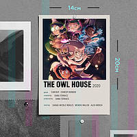 "Дом совы / Owl house" плакат (постер) размером А5 (14х20см)