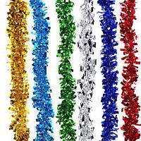 Від 25 шт. Дощик польський "Пелюсток однотонний кубики", діаметр 7 см  купити дешево оптом в інтернет-магазині