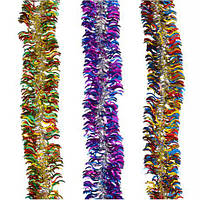 Від 10 шт. Дощик польський, Хвиля кольорова, діаметр 12 см  купити дешево оптом в інтернет-магазині