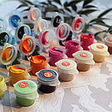 Картина Розфарбування по номерах Могутній лев 40х50см Картини в цифрах за номерами леви малювати по цифрах Strateg SY6755, фото 4