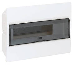 Щит вбудований внутрішньої установки з прозорими дв. 18 мод., Hager COSMOS (VR118TD)