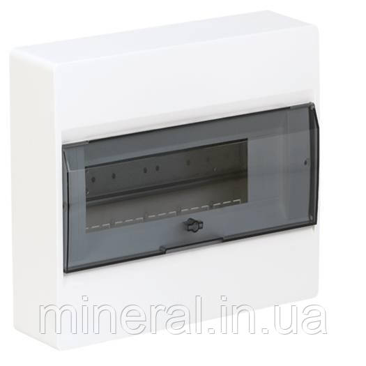 Щит зовнішньої установки з прозорими дв. 12 мод., Hager COSMOS (VD112TD)