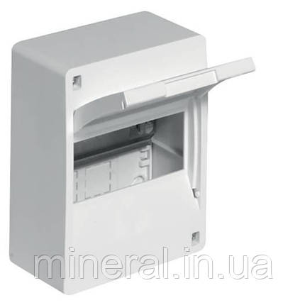Щит зовнішньої установки з білими дв. 6 мод., Hager COSMOS (VD106PD), фото 1