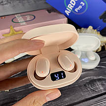 Бездротові навушники AirDots Pro 3 Bluetooth гарнітура Сенсорні вакуумні навушники з мікрофоном для спорту, фото 5