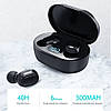 Бездротові навушники TWS AIRDOTS E7S блютуз вакуумні з мікрофоном Bluetooth 5,0 чорний, фото 9