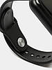 Розумний смарт-годинник SMART Watch M7+ з голосовим керуванням трекер пульсометр оксиметр чорний, фото 7