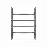 Рушникосушарка водяна Deffi Аквамікс 500х600 мм, фото 3