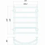 Рушникосушарка водяна Deffi Аквамікс 500х600 мм, фото 4