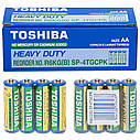 Батарейка Toshiba Heavy Duty AA R6 1.5V 4шт/спайка, фото 3