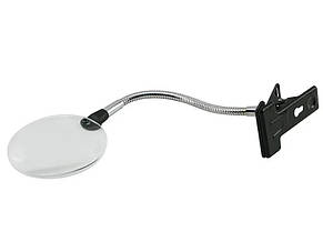 Настільна лупа на прищіпці Magnifier 15122-2 2x 90 мм, фото 3