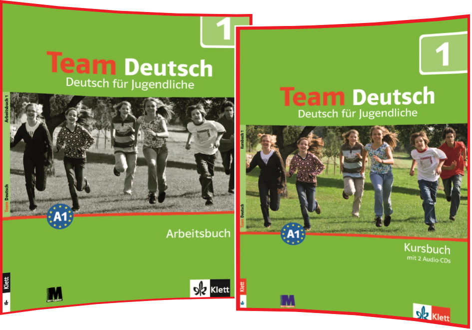 Team Deutsch 1. Kursbuch+Arbeitsbuch. Комплект Книг З Німецької.