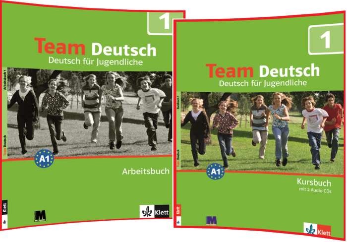 Team Deutsch 1. Kursbuch+Arbeitsbuch. Комплект Книг З Німецької.
