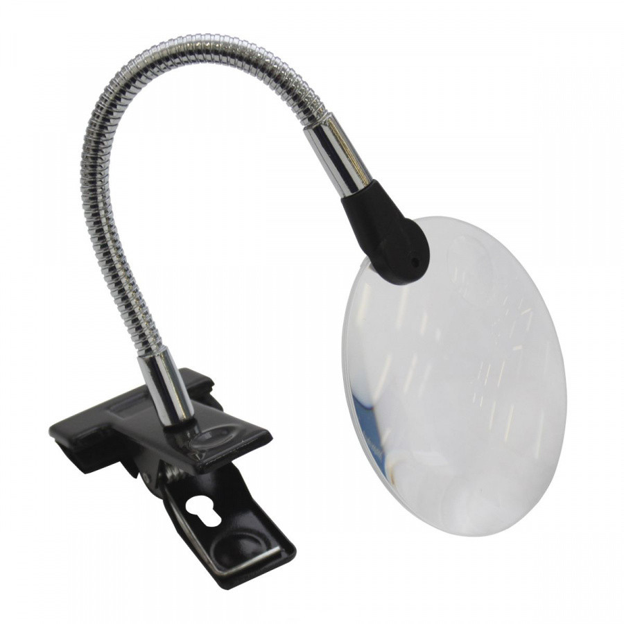 Настільна лупа на прищіпці Magnifier 15122-2 2x 90 мм